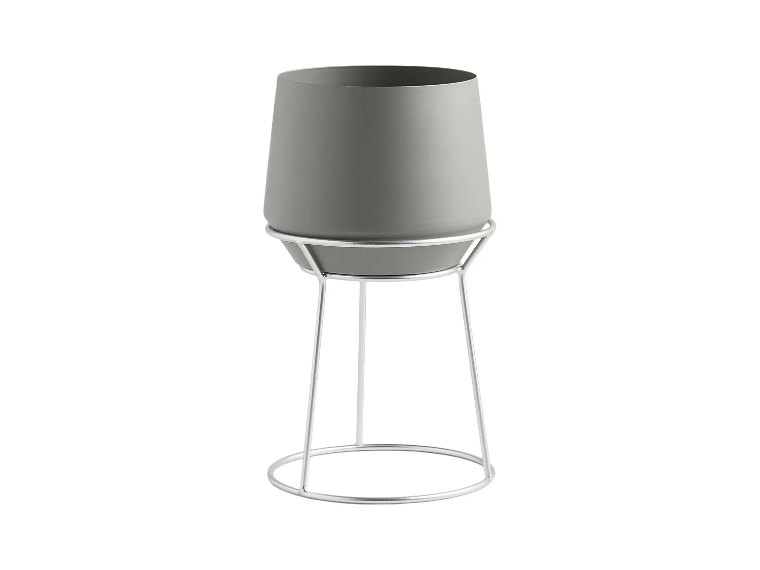 Cache pot Slownes gris moyen 35 x 20