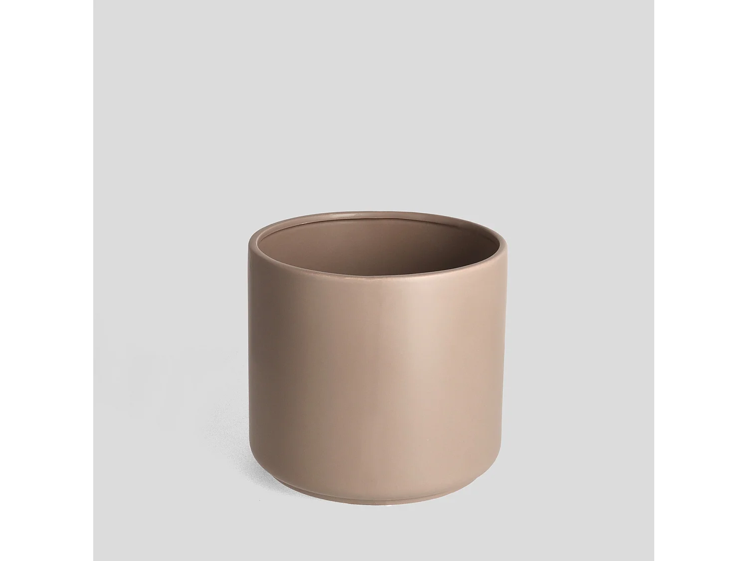 Cache pot Mika gris moyen 20 x 22