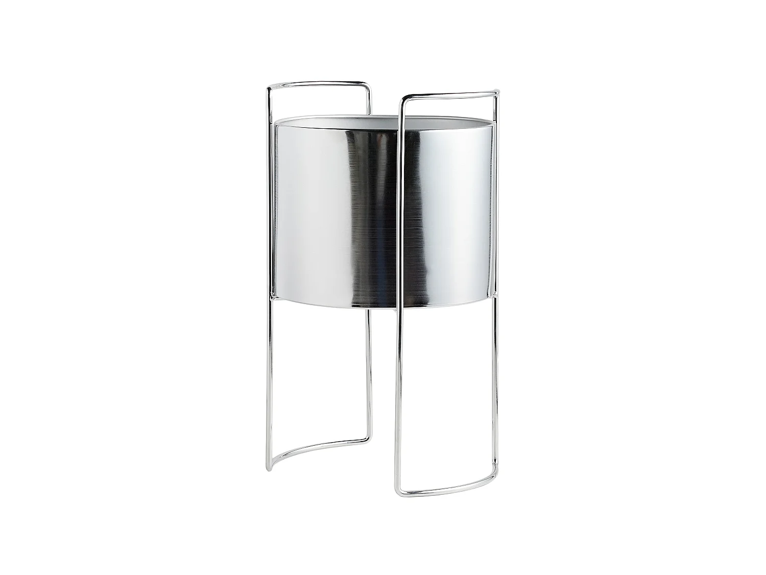 Cache pot Zenaria Argent Moyen 50 x 28