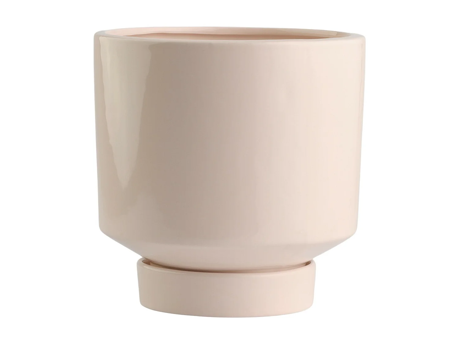 Pot De Fleurs Gabriela rose pâle 17.5 x 18