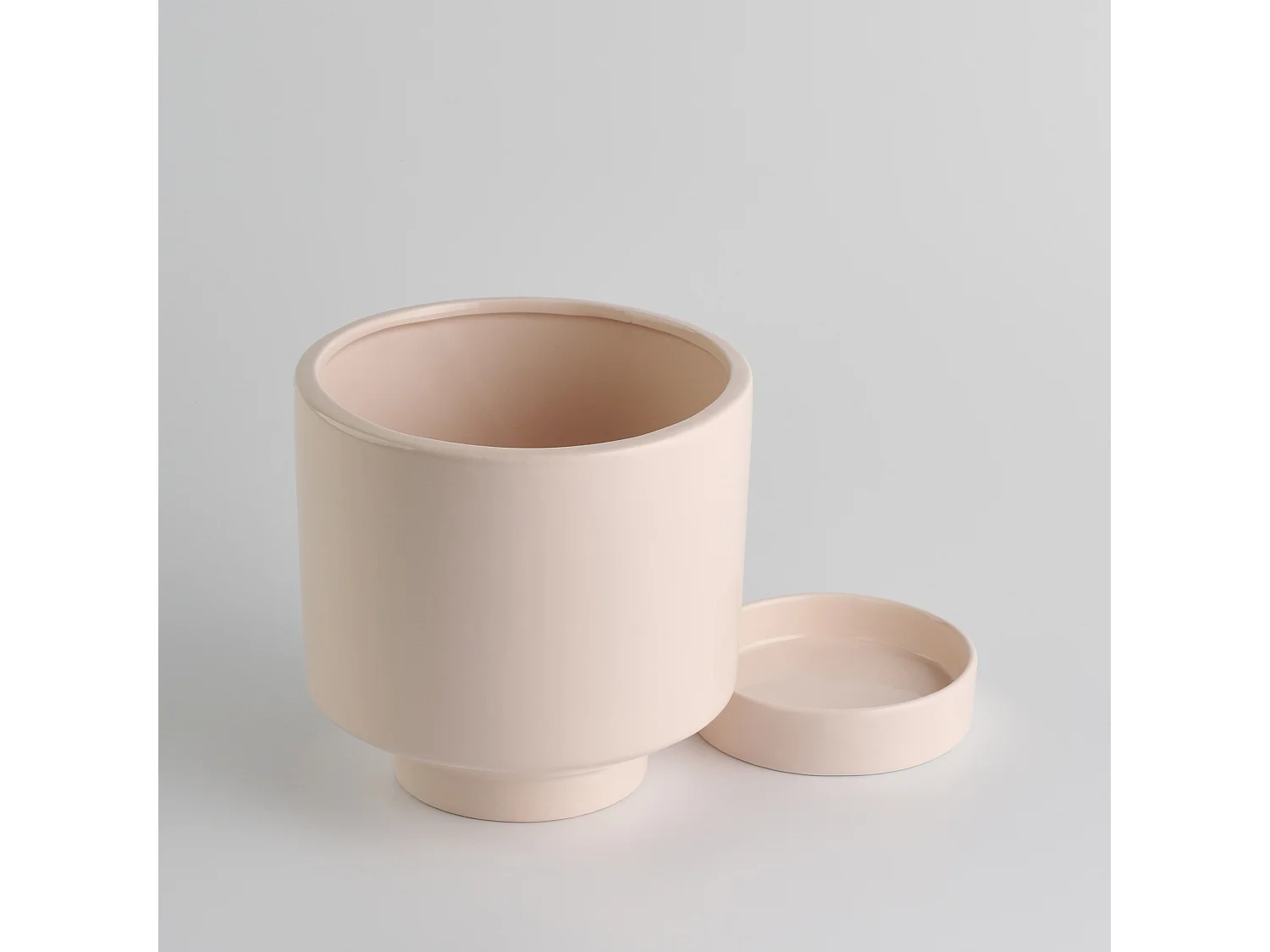 Pot De Fleurs Gabriela rose pâle 17.5 x 18