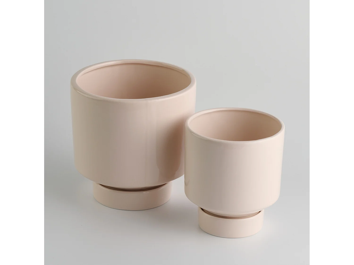 Pot De Fleurs Gabriela rose pâle 17.5 x 18