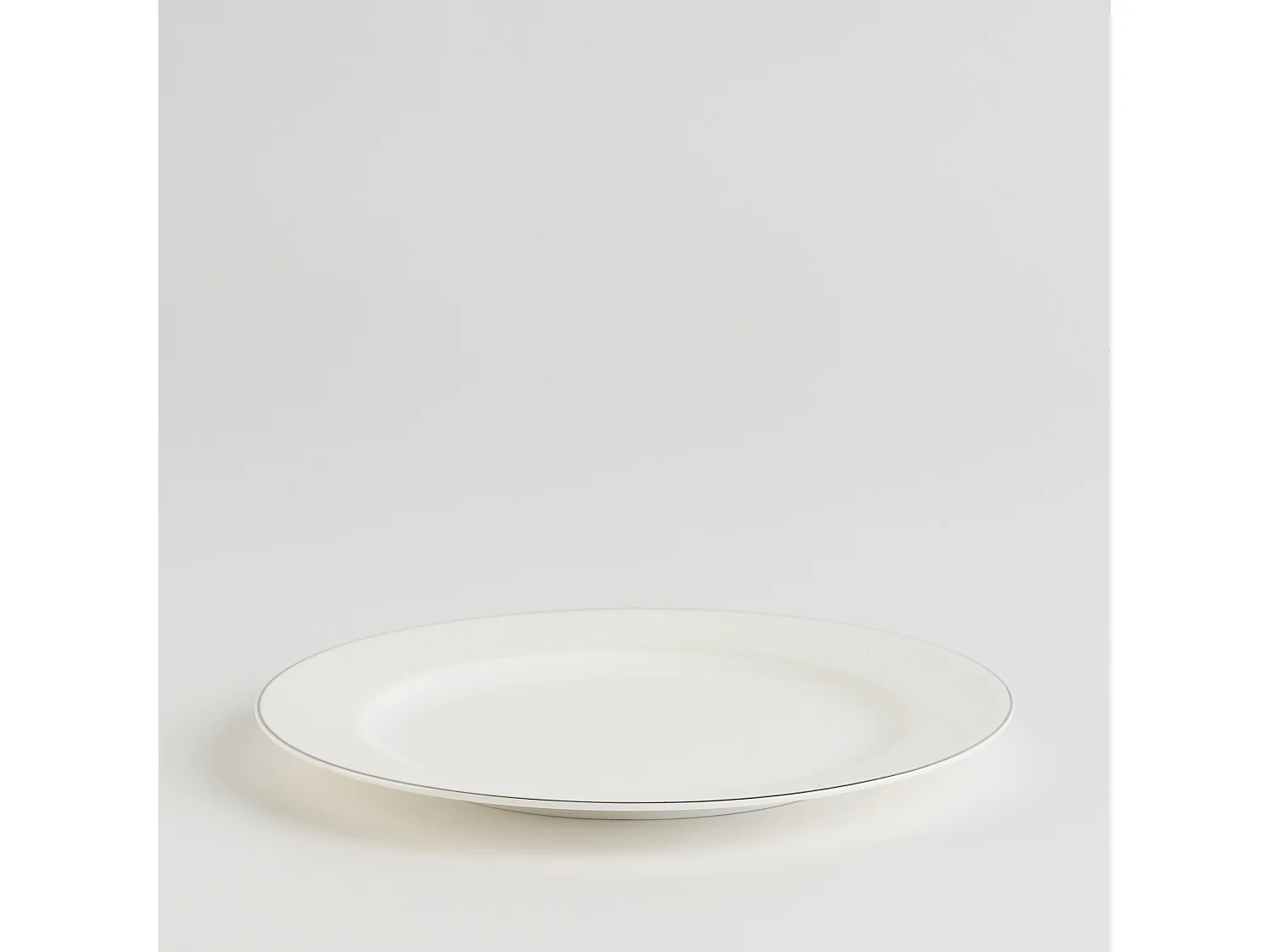 Dessertteller Bast mittelweiß 21cm