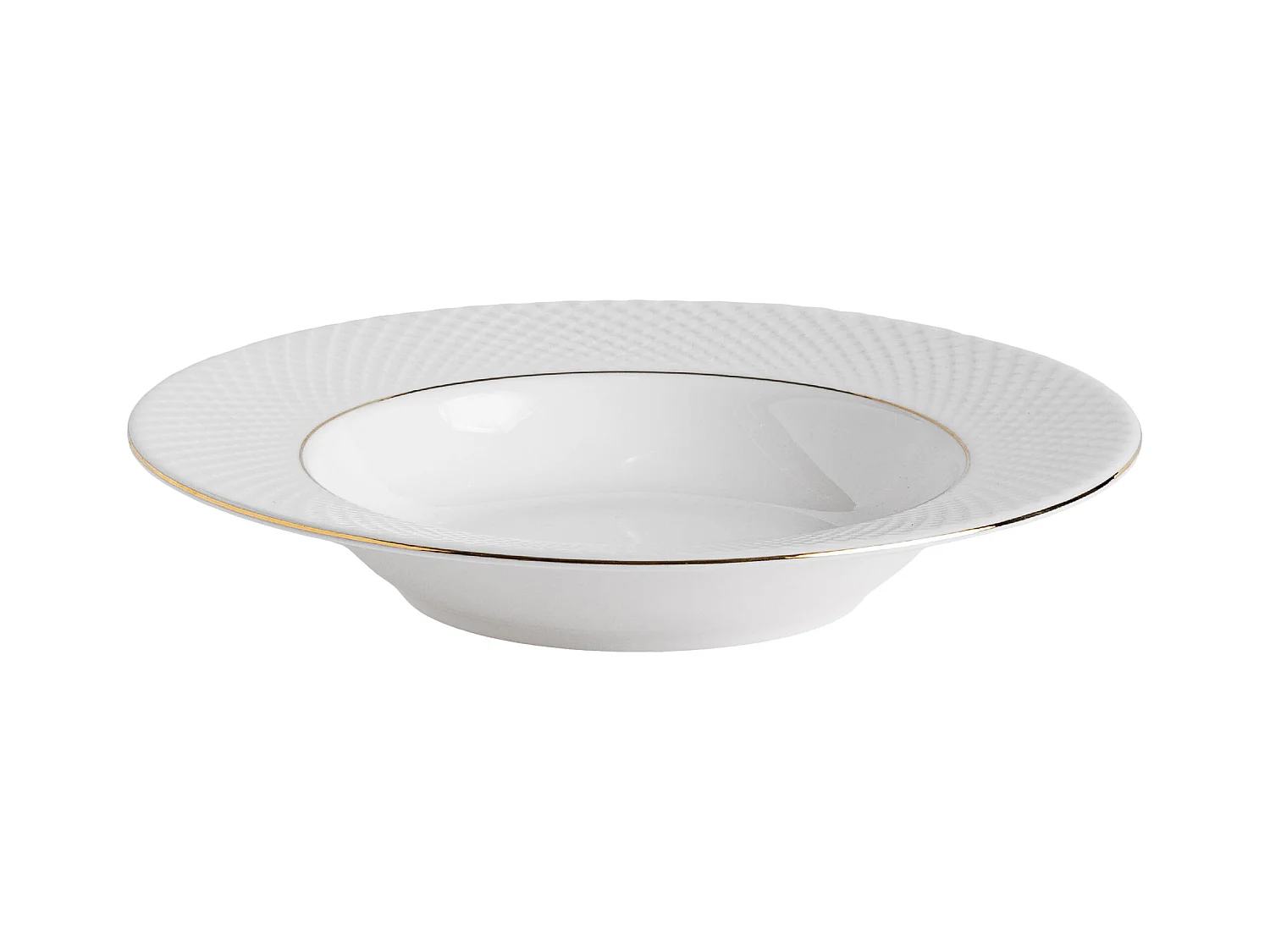 Tiefe Platte Eleni mittelweiß 23.5 cm
