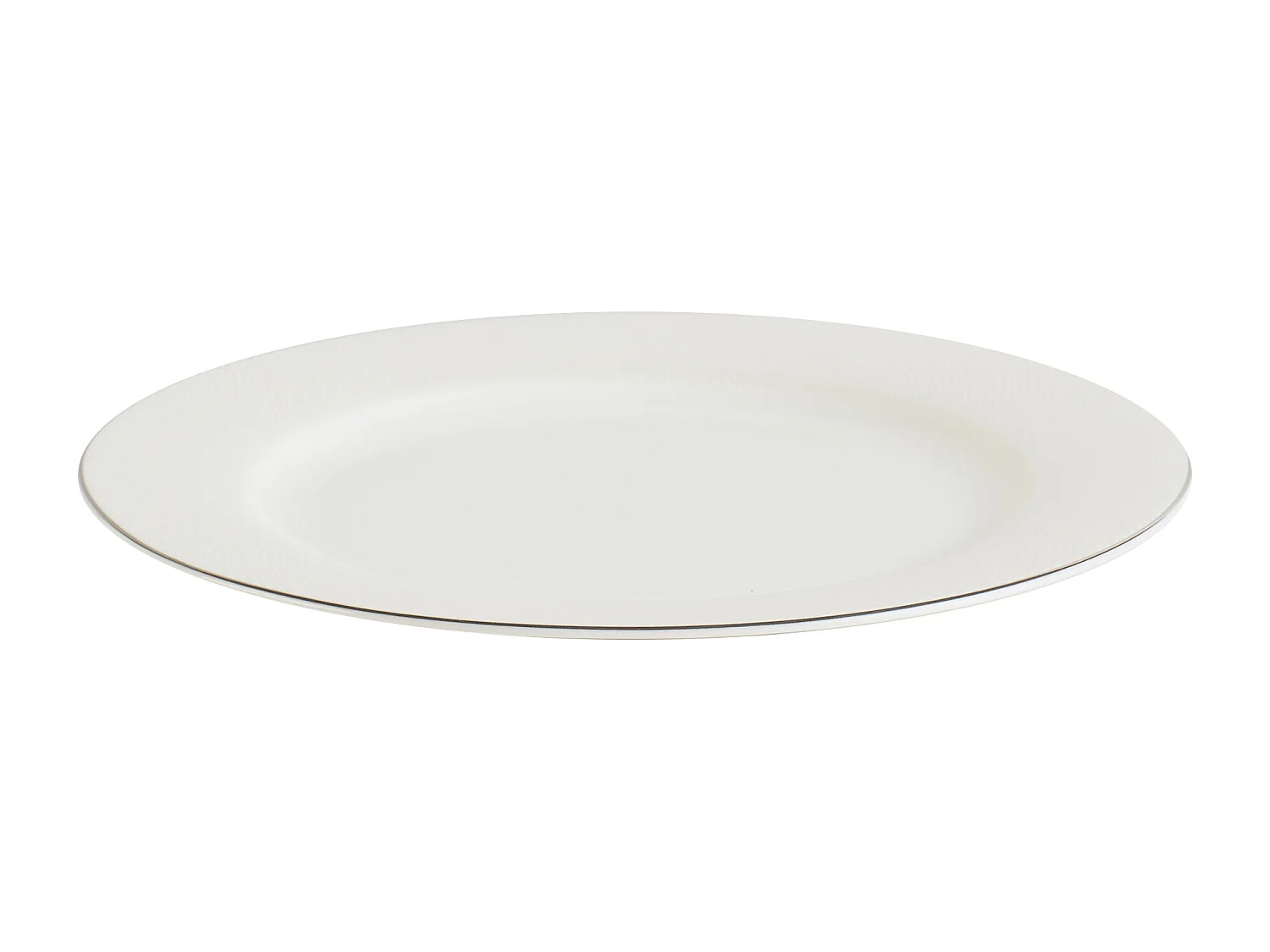 Assiette Plate Bast Blanc Moyen 27 cm