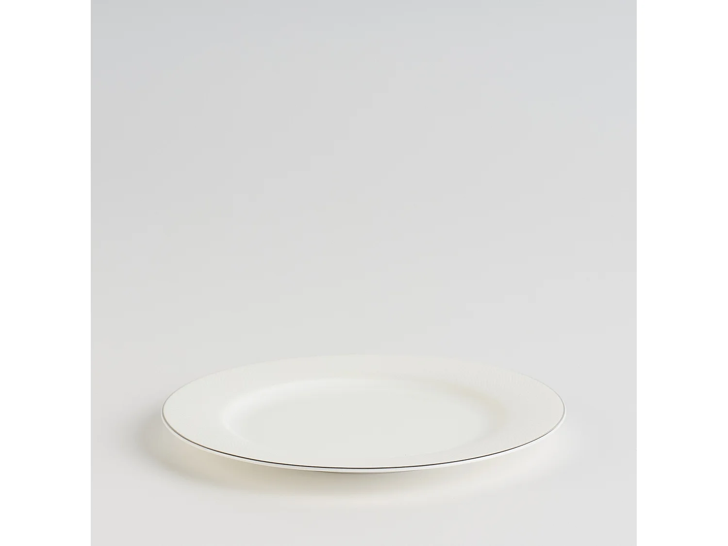 Assiette Plate Bast Blanc Moyen 27 cm