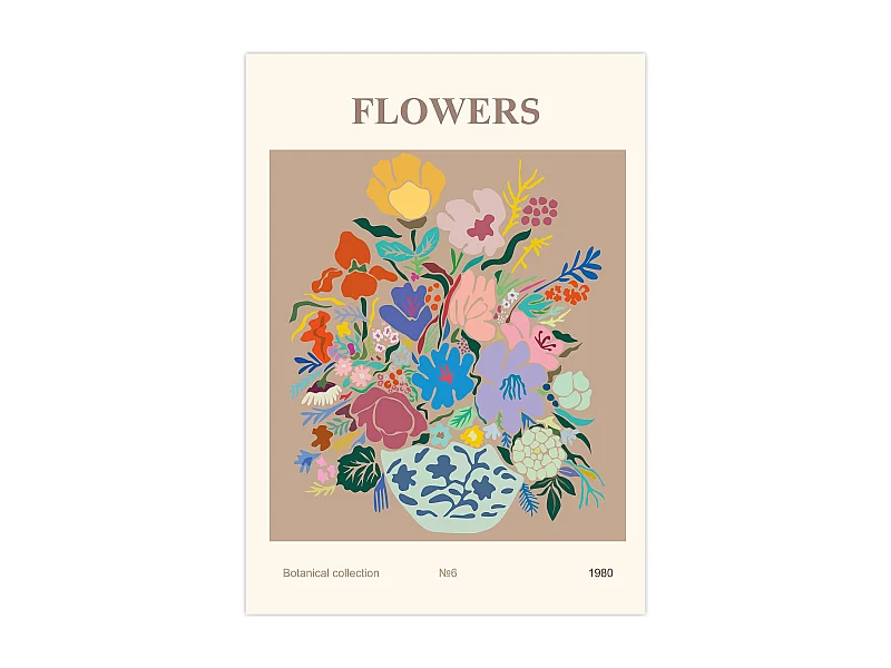 Poster Rapone Mittel Mehrfarbig 70x50