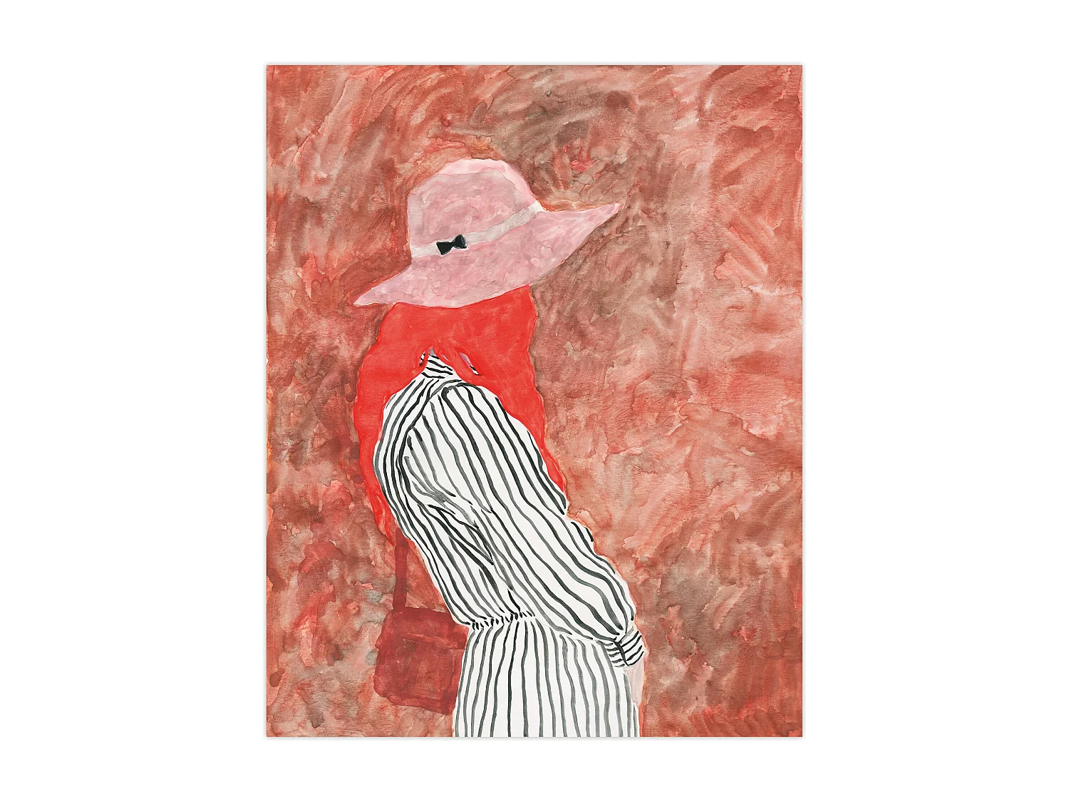 Poster Cento mittelrot 50x40 cm