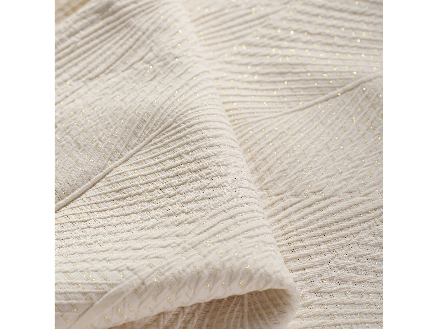 Jaquard-Tischdecke Mileja mittel ecru 130 x 180