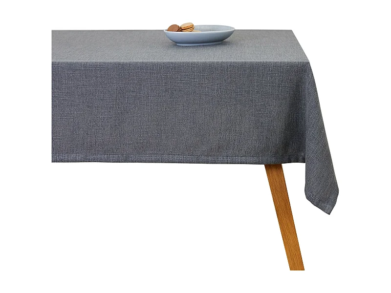 Tischtuch Clifden mittelgrau 130 x 180 cm