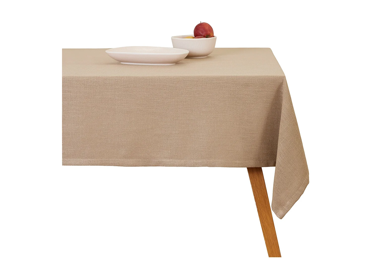 Tischtuch Clifden mittleres Beige 130x180