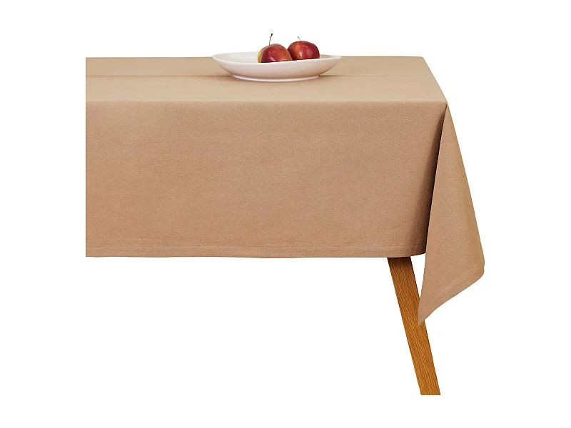 Baumwolltischdecke Campos mittleres Beige 130x180
