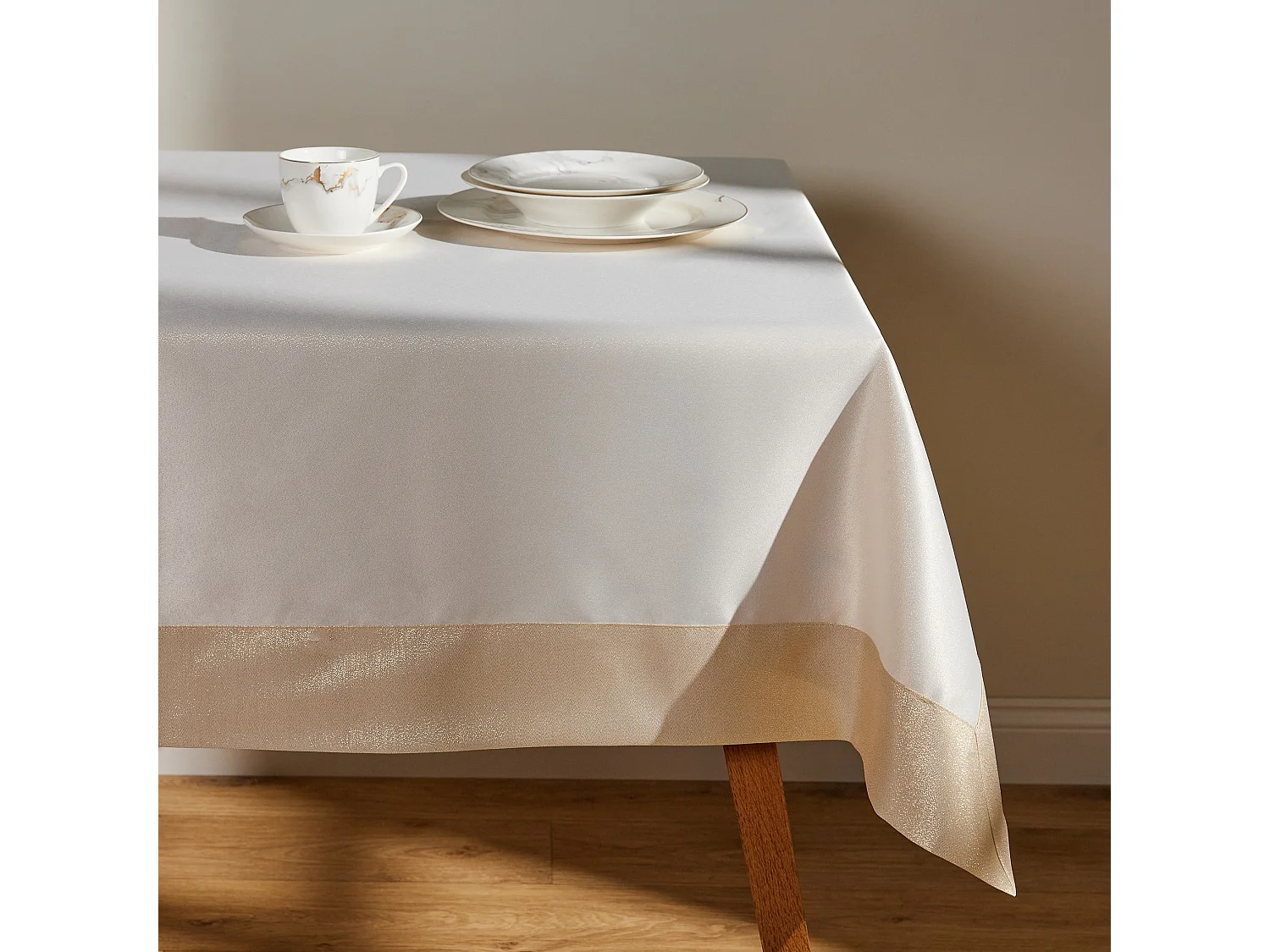 Tischtuch Kholio Mittleres Gold 150x220