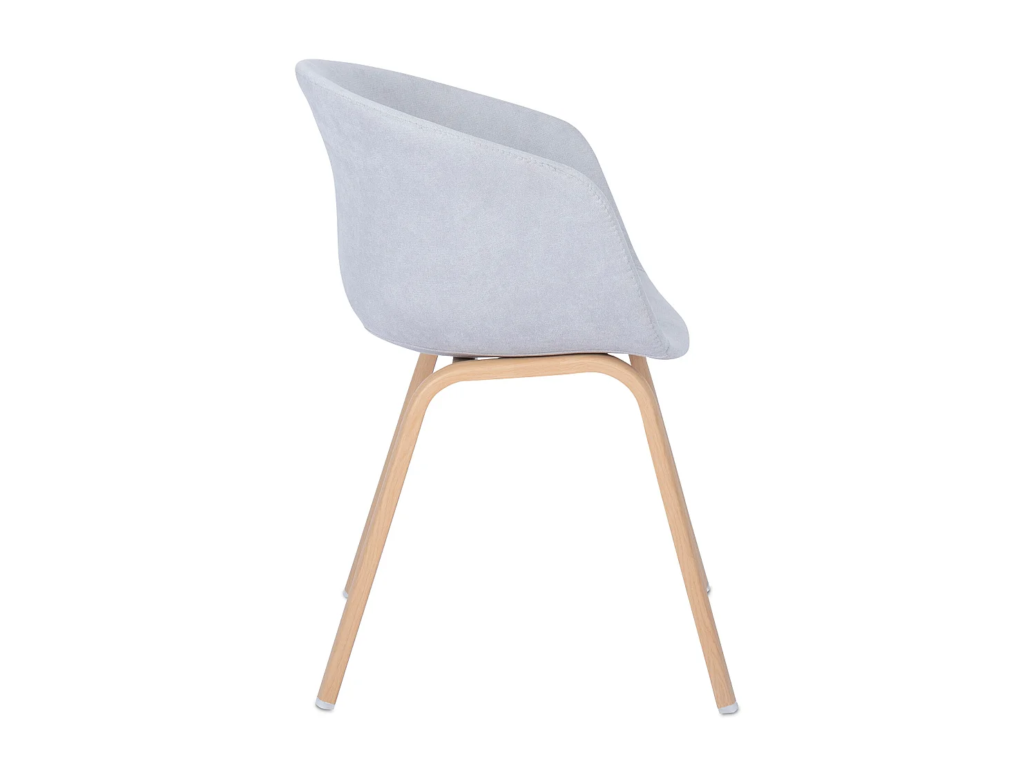 Chaise de salle à manger design avec accoudoirs Jaune