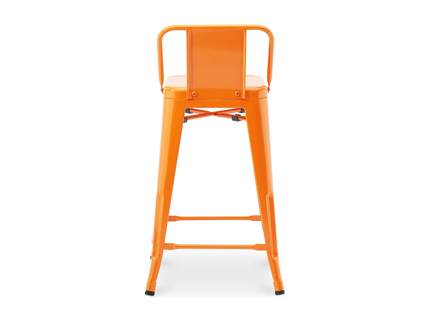 Barhocker mit Rückenlehne - Industriedesign - 60cm - New Edition - Stylix