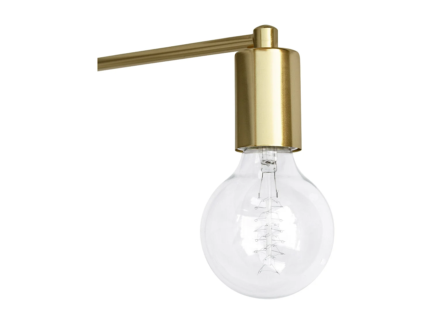 Lámpara Aplique de Pared - Tubo Dorado - Siena