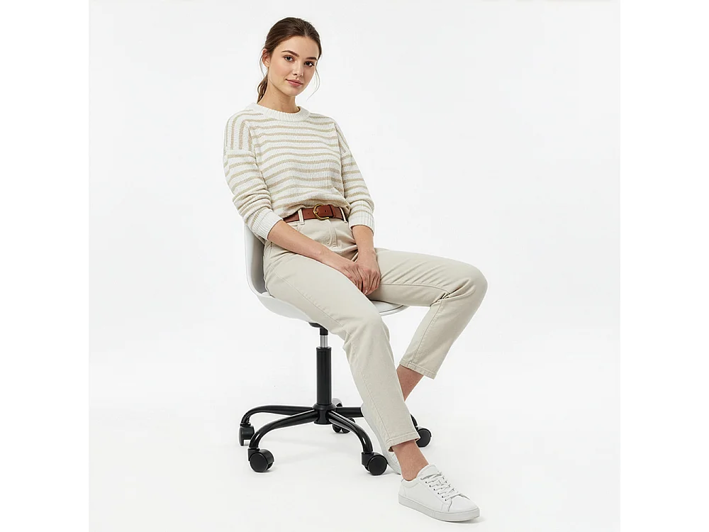 Chaise de bureau avec roulettes - Chaise de bureau pivotante - Structure noire Tulip Aquamarine