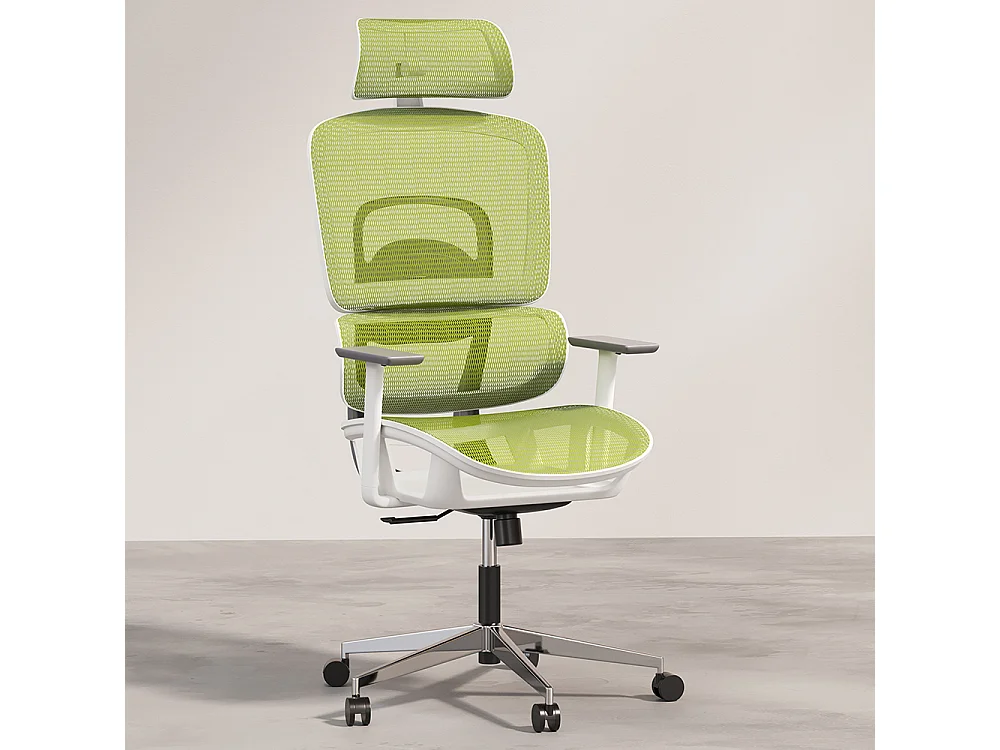 Sedia da ufficio ergonomica con ruote e braccioli - Keys