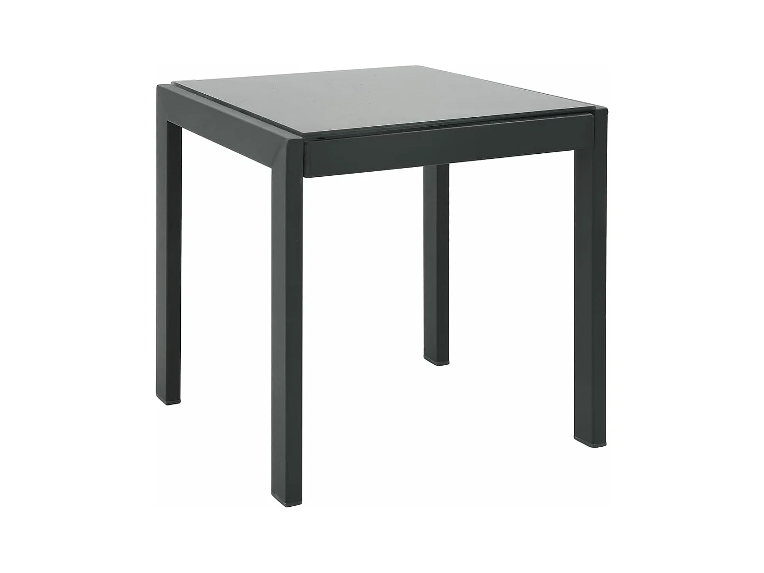 Ligbedden 2 st met tafel textileen en staal