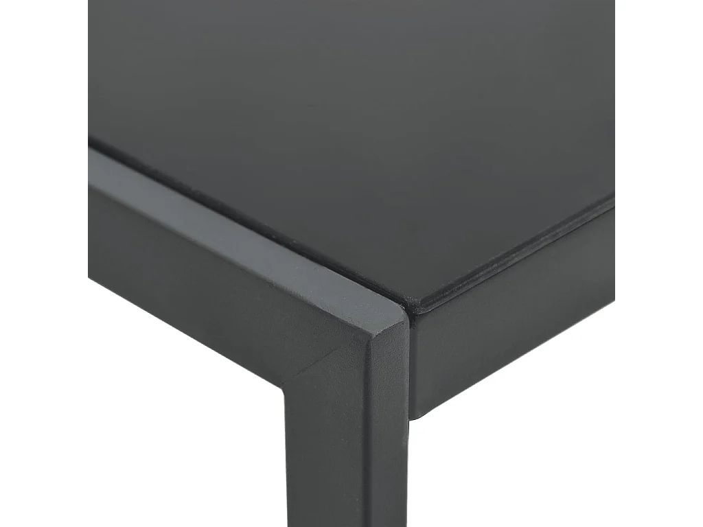 Ligbedden 2 st met tafel textileen en staal