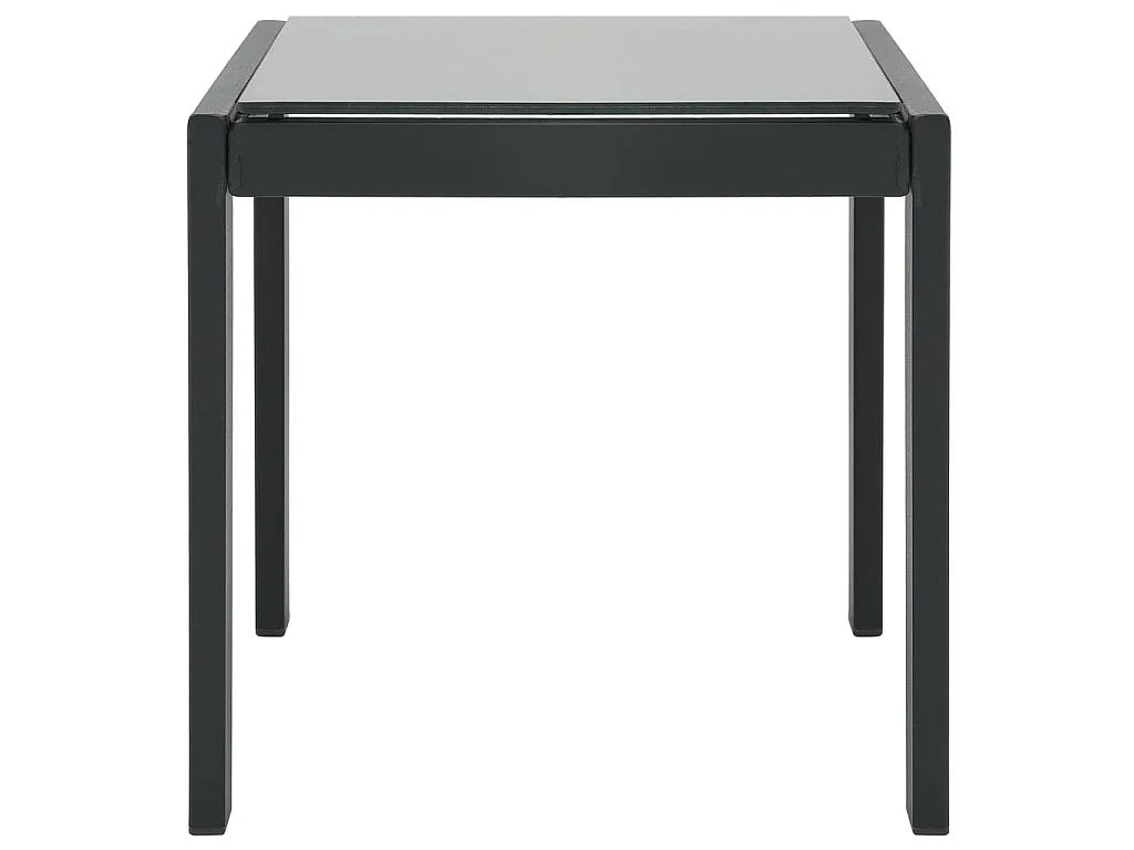Sonnenliegen 2 Stk. mit Tisch Textilene und Stahl