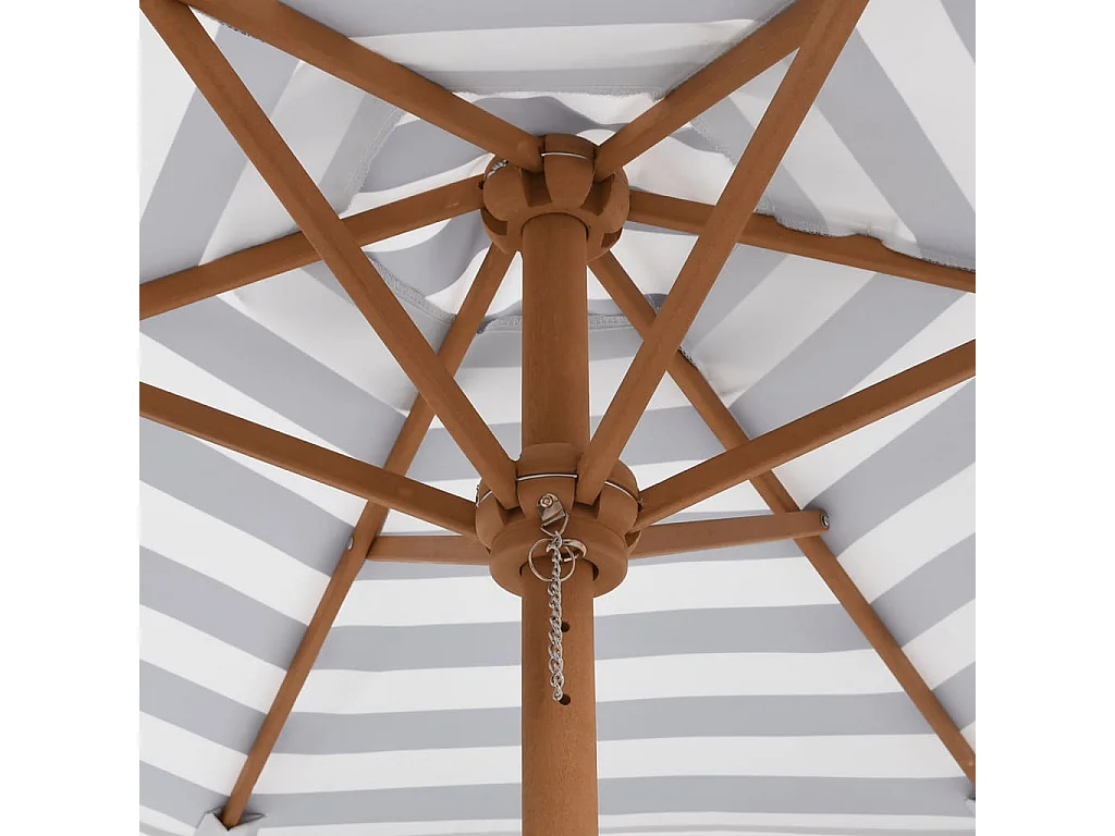 Table de pique-nique pour 4 enfants avec parasol bois de sapin