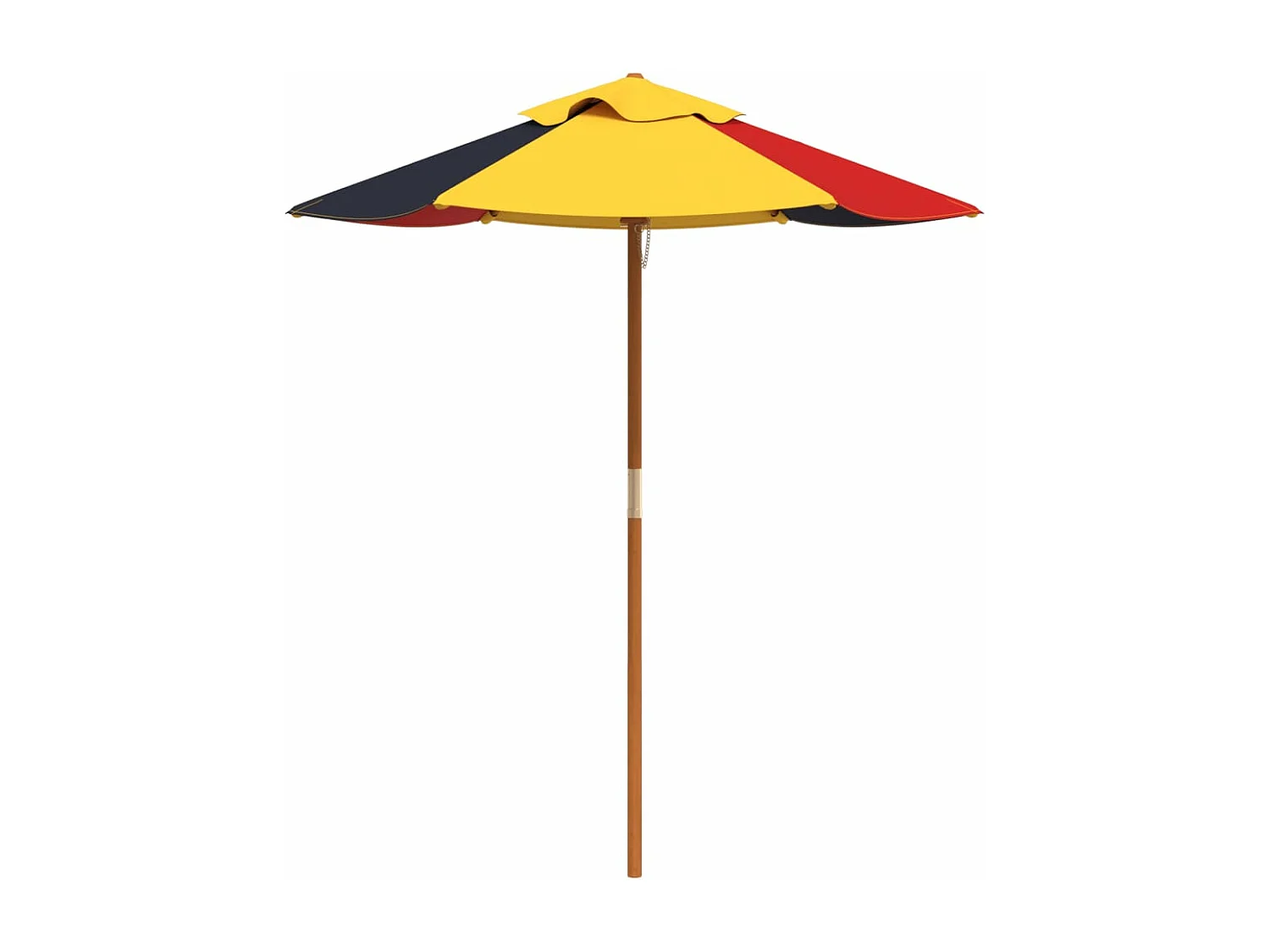 Table de pique-nique pour 4 enfants avec parasol bois de sapin