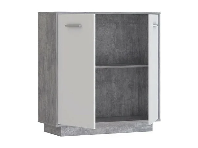 Sideboard Antuza/Weiss&Grau