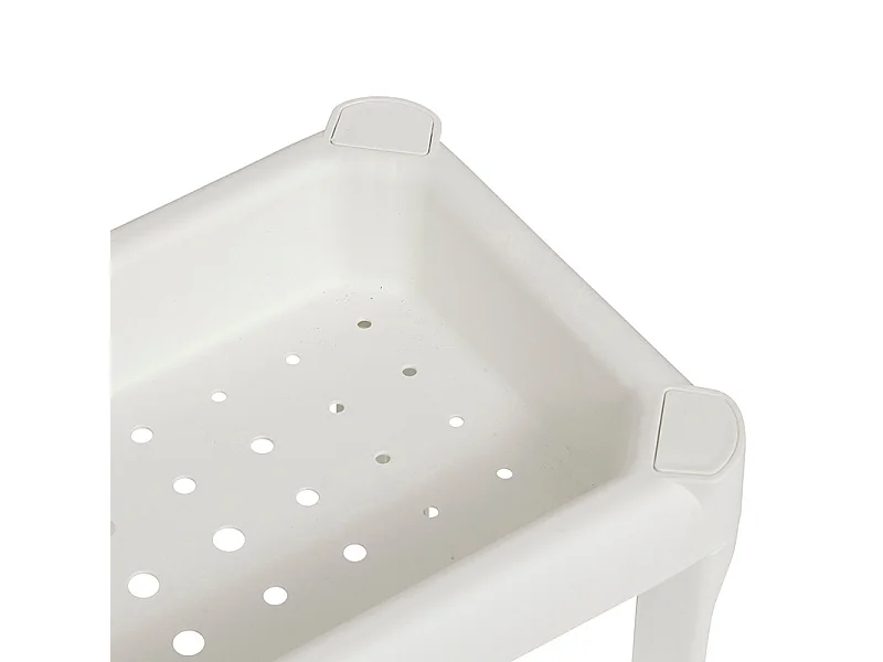 Desserte Salle de Bain "3 Niveaux" 70cm Blanc