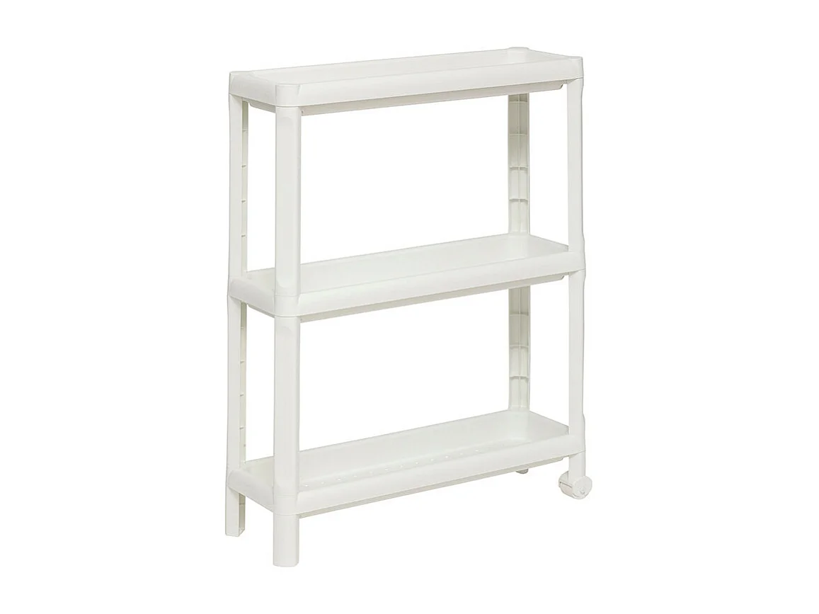 Desserte Salle de Bain "3 Niveaux" 70cm Blanc