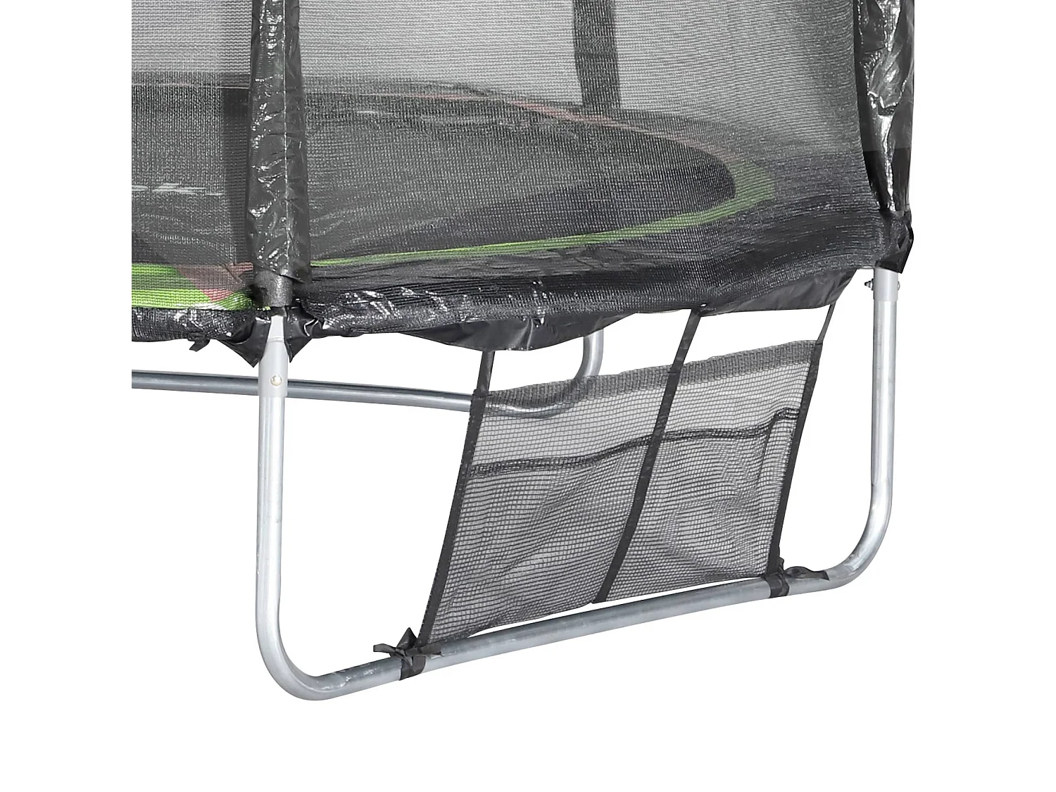 Trampolino 250cm con confezione di accessori, verde
