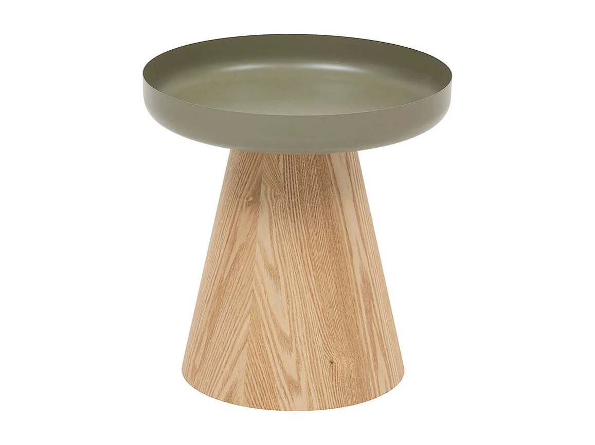 Table d'Appoint Design "Hercyna" 41cm Vert de Gris