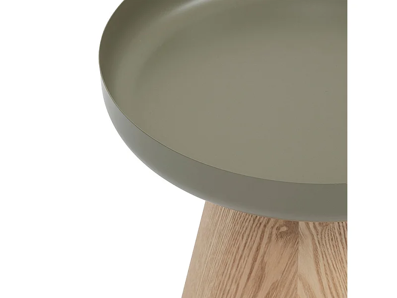 Table d'Appoint Design "Hercyna" 41cm Vert de Gris