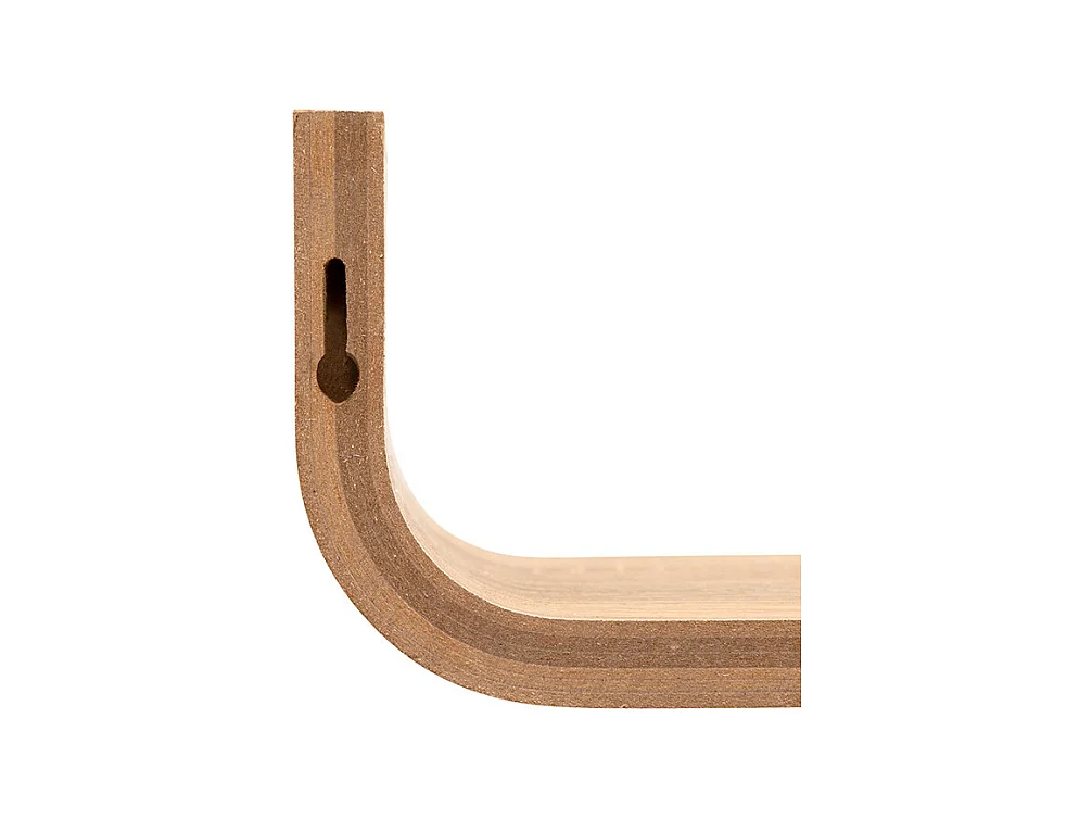 Etagère murale courbée Fixy 80 cm naturel 5five