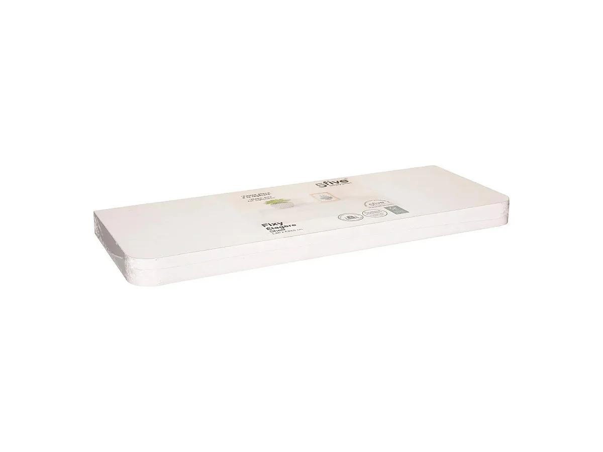 Étagère Murale Arrondie "Fixy" 60cm Blanc