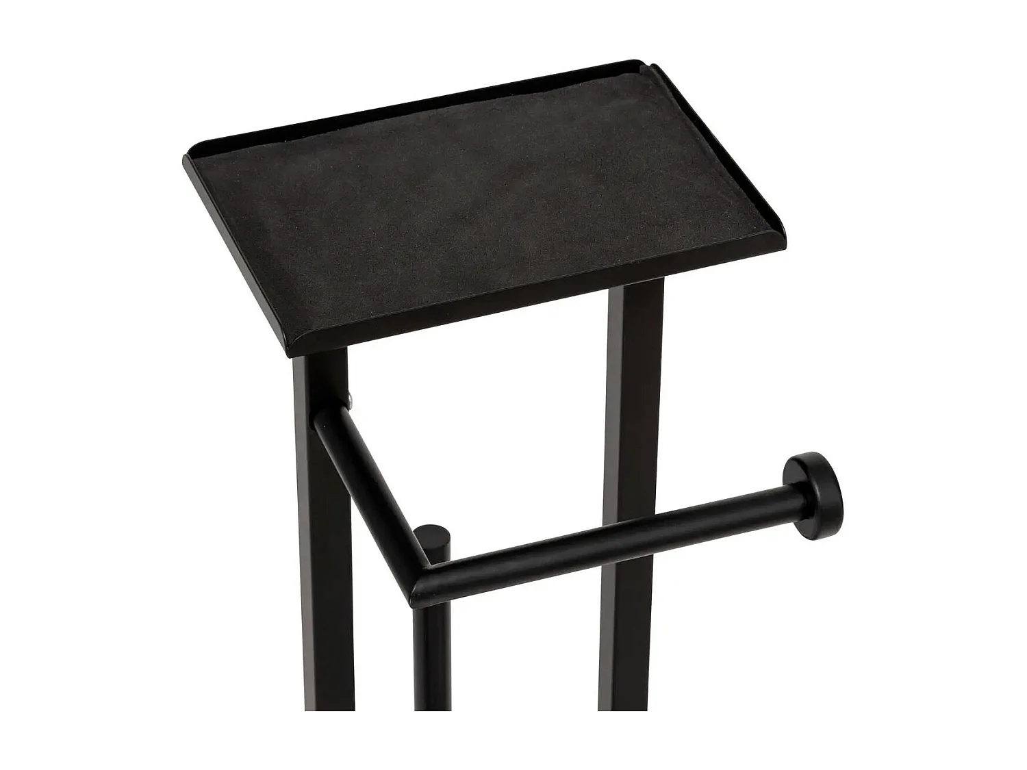 Dérouleur Papier WC en Métal "Glass" 61cm Noir