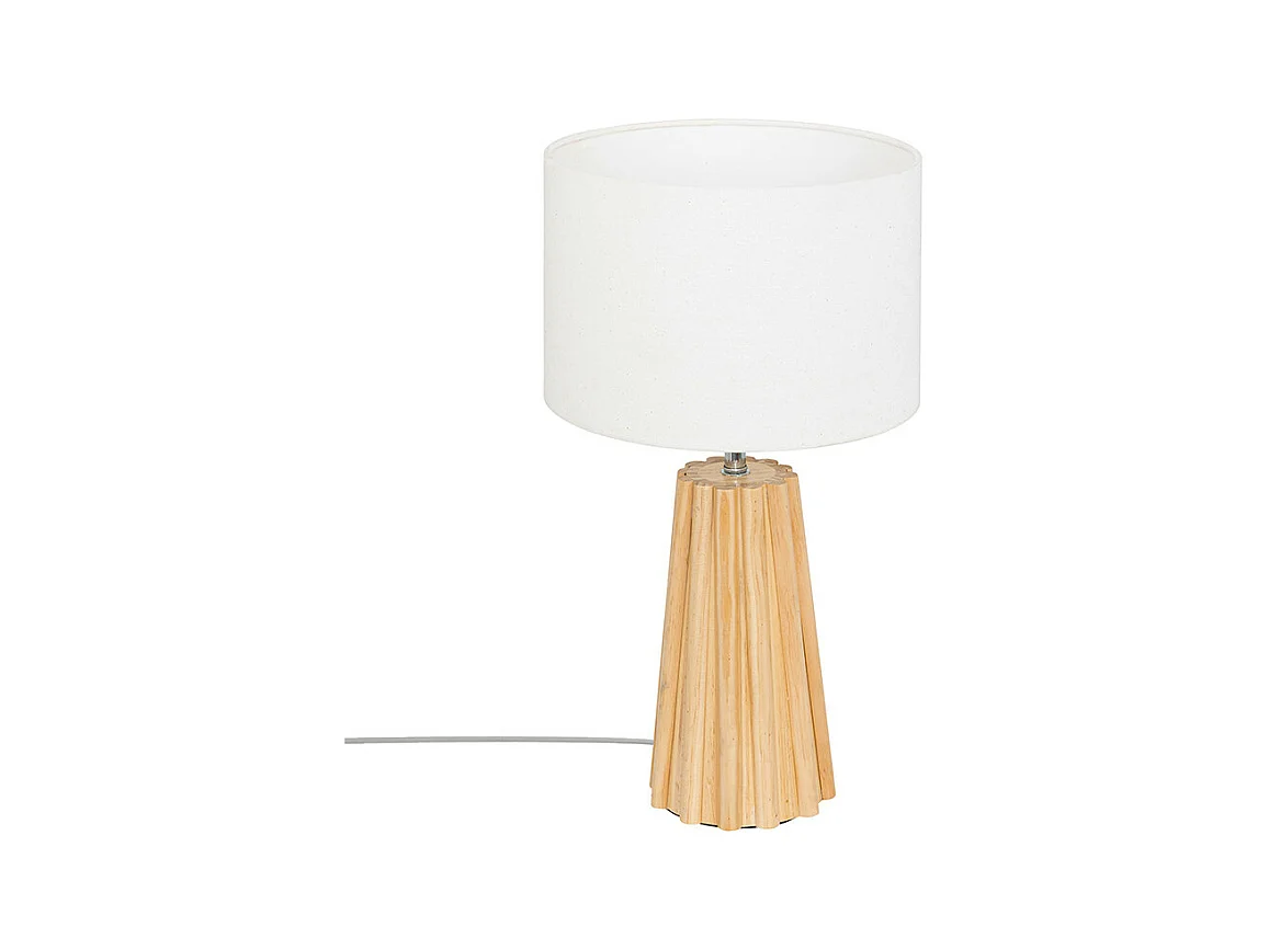 Lampe à Poser en Bois "Adon" 53cm Naturel