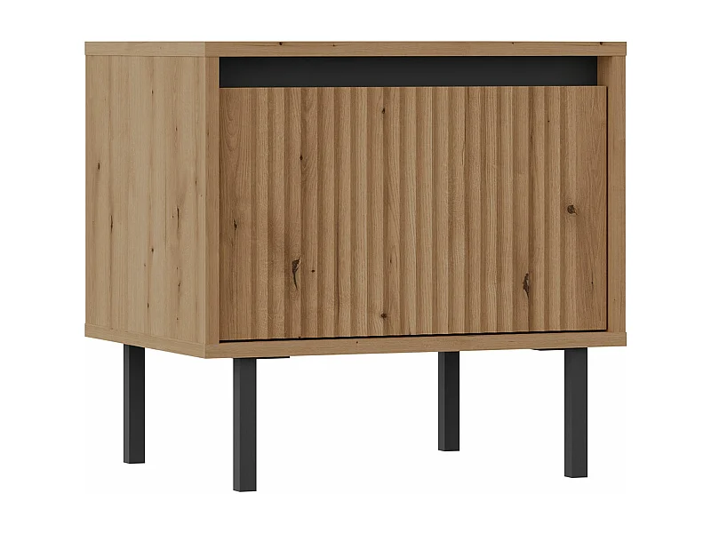 Nachttisch mit Schublade - Eichenholzoptik Evoke - 52 cm - OSAKA