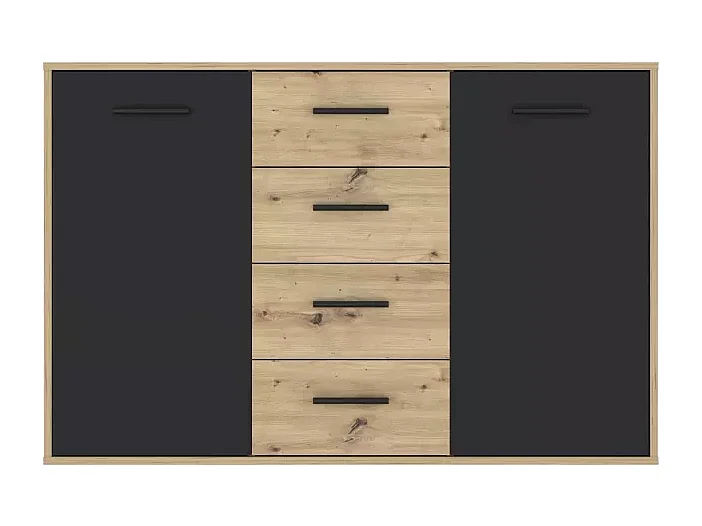 Sideboard Antuza/Braun&Schwarz
