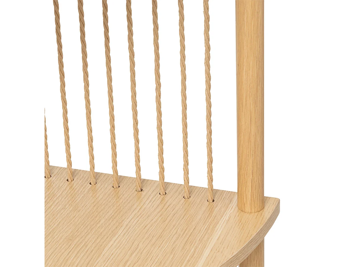 Meuble Etagère d'angle en bois et acier 4 niveaux Beige H 110 cm