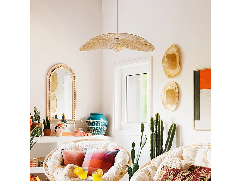 Suspension D78 Orane raphia Atmosphera