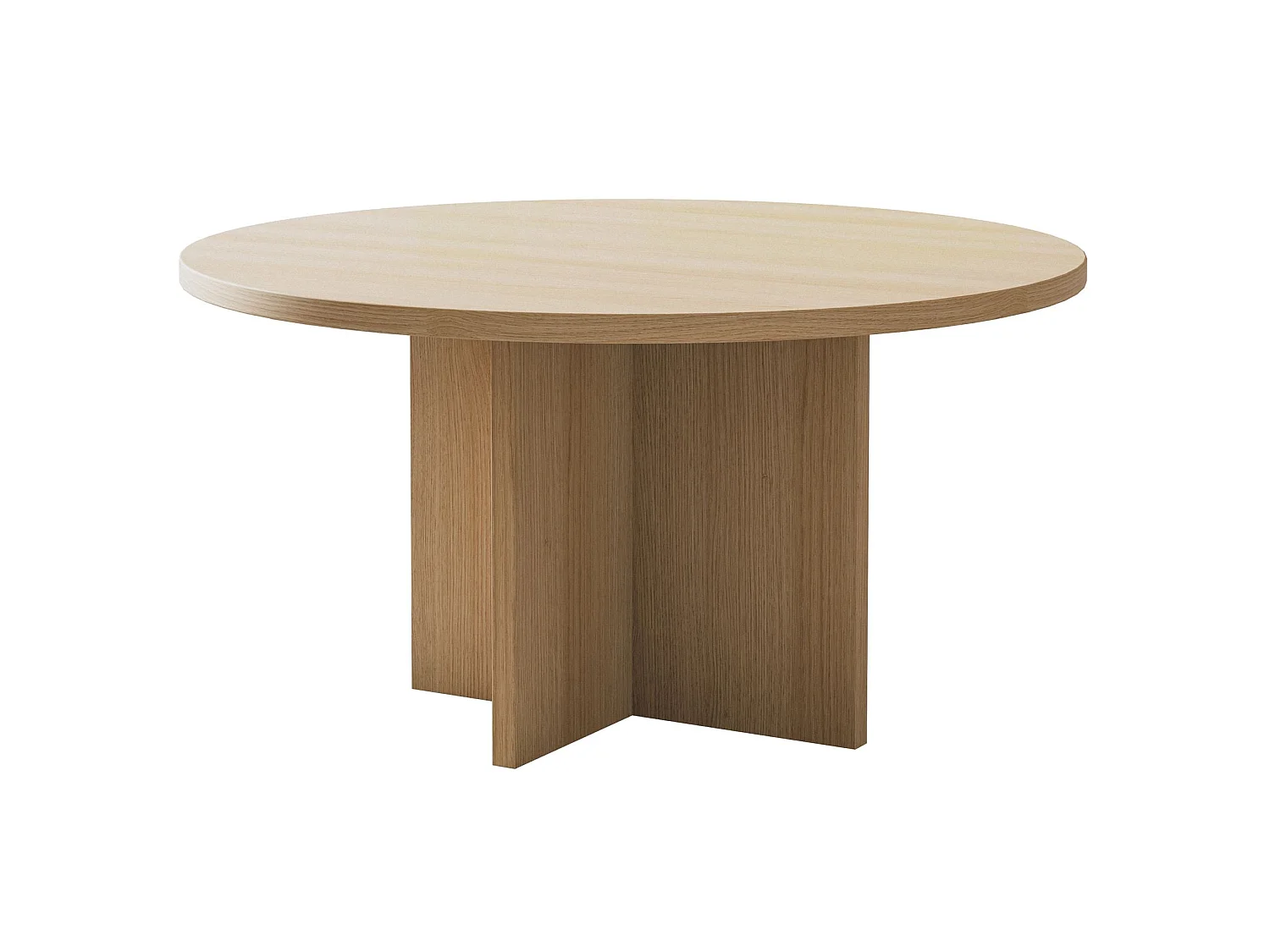 Table basse ronde - OVO - 76x76 - couleur du Frêne–Chêne Lindberg