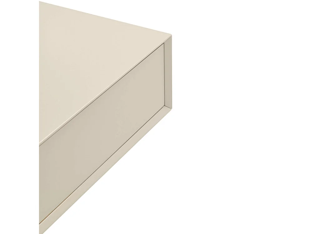 Platt - Table de chevet 1 tiroir murale en bois  - Beige