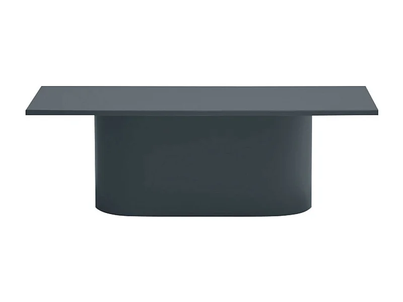 Totem - Table basse en bois et métal - Gris anthracite