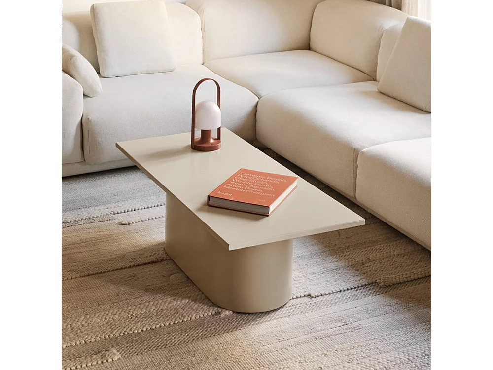 Totem - Table basse en bois - Sable