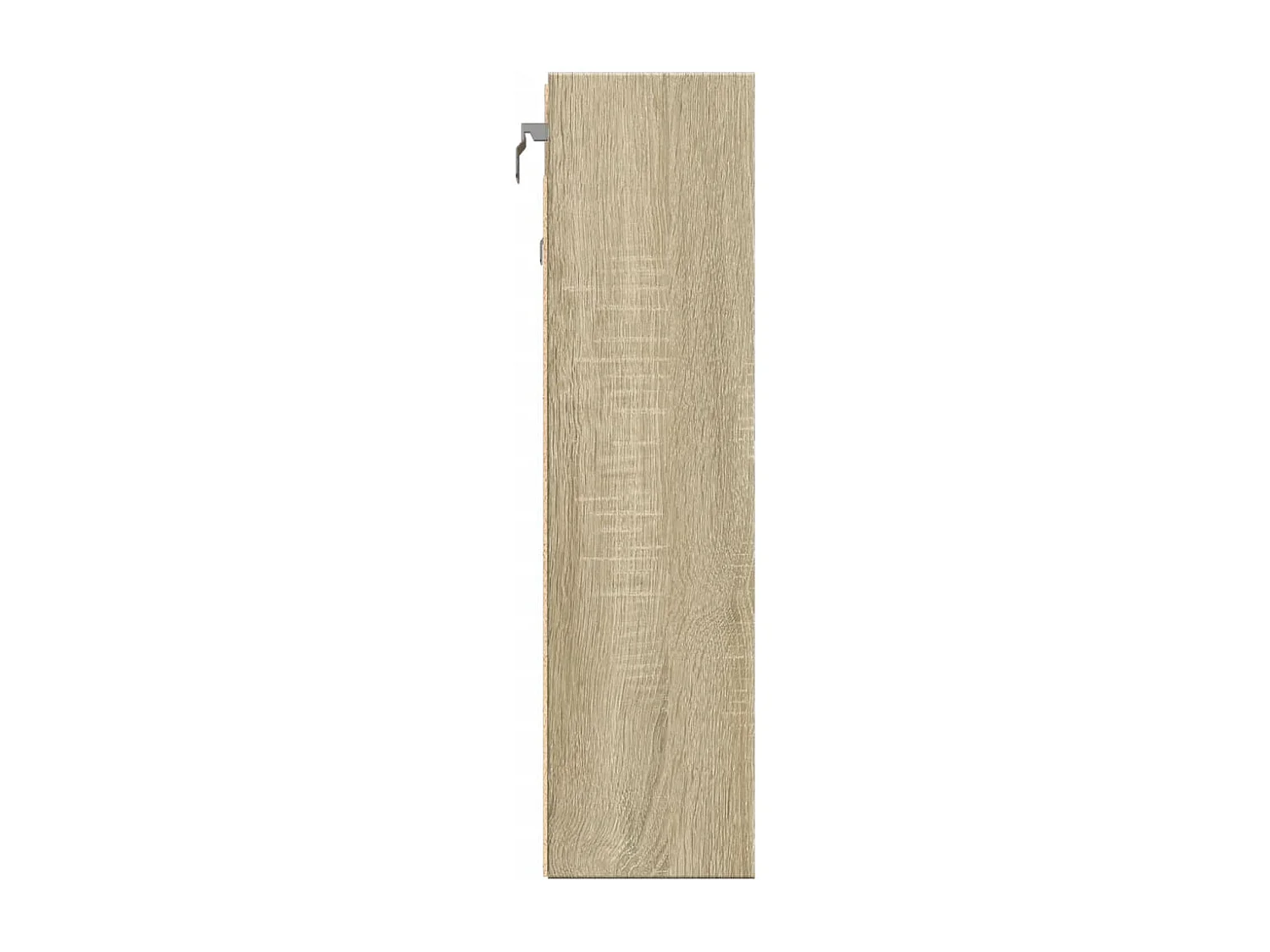 Armoire à vitrine chêne sonoma 100x15x58 cm bois d'ingénierie