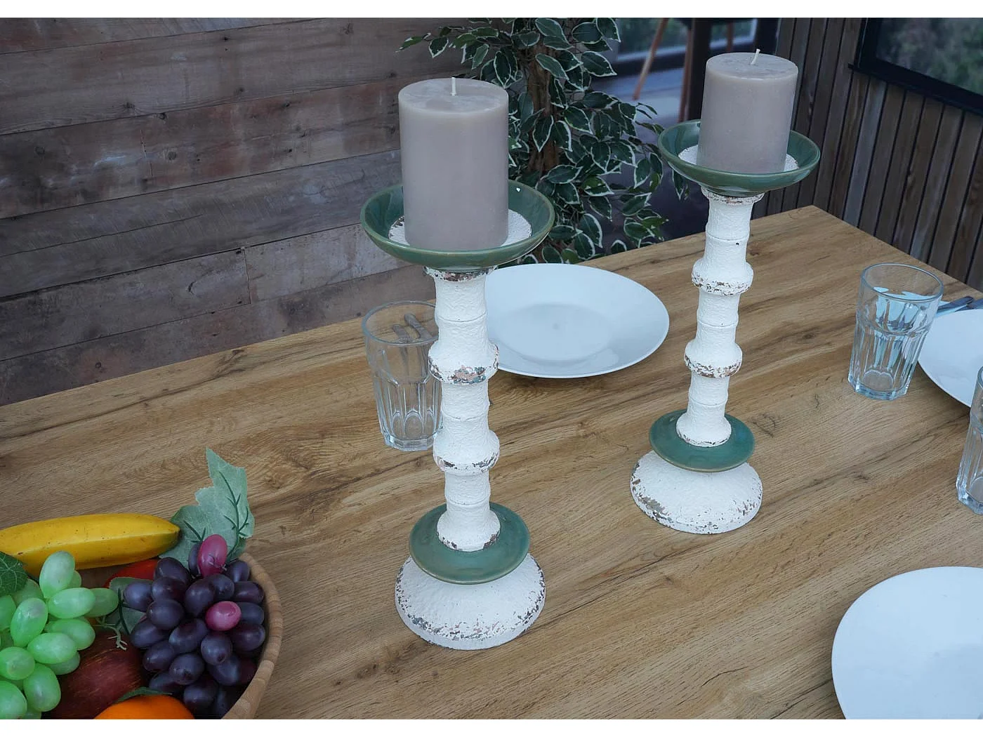 Lot de 2 bougeoirs MCW-N35