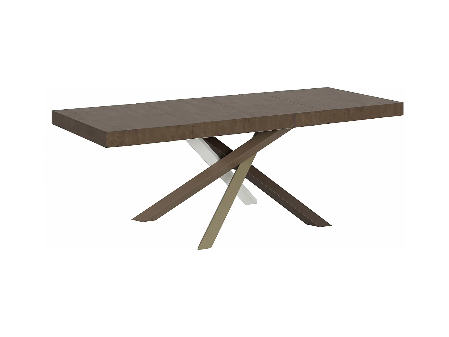 Table extensible 90x160/420 cm Volantis Premium Noyer cadre 4/C