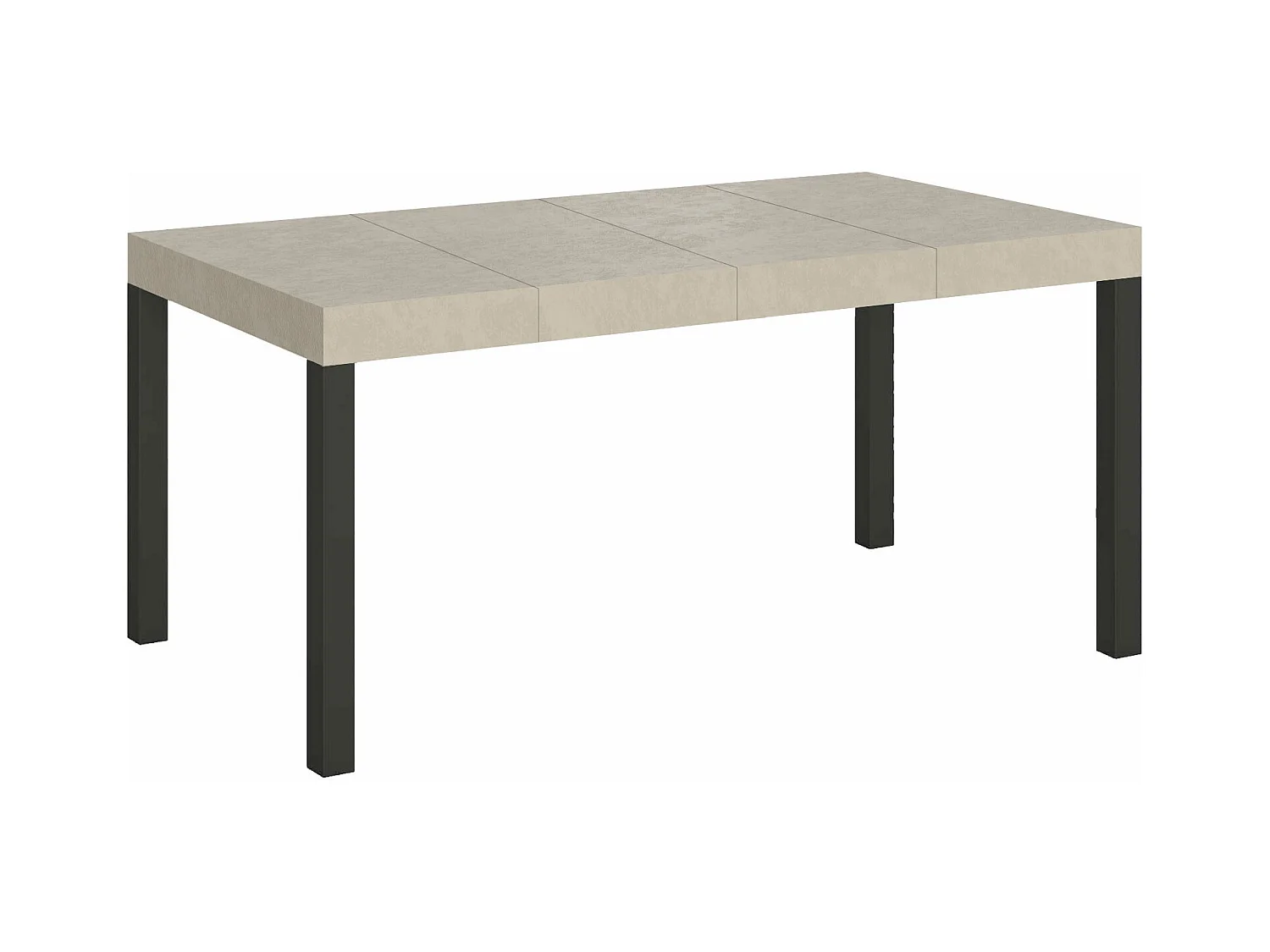 Mesa extensible 90x140/400 cm Everyday Premium cachemira patas antracita