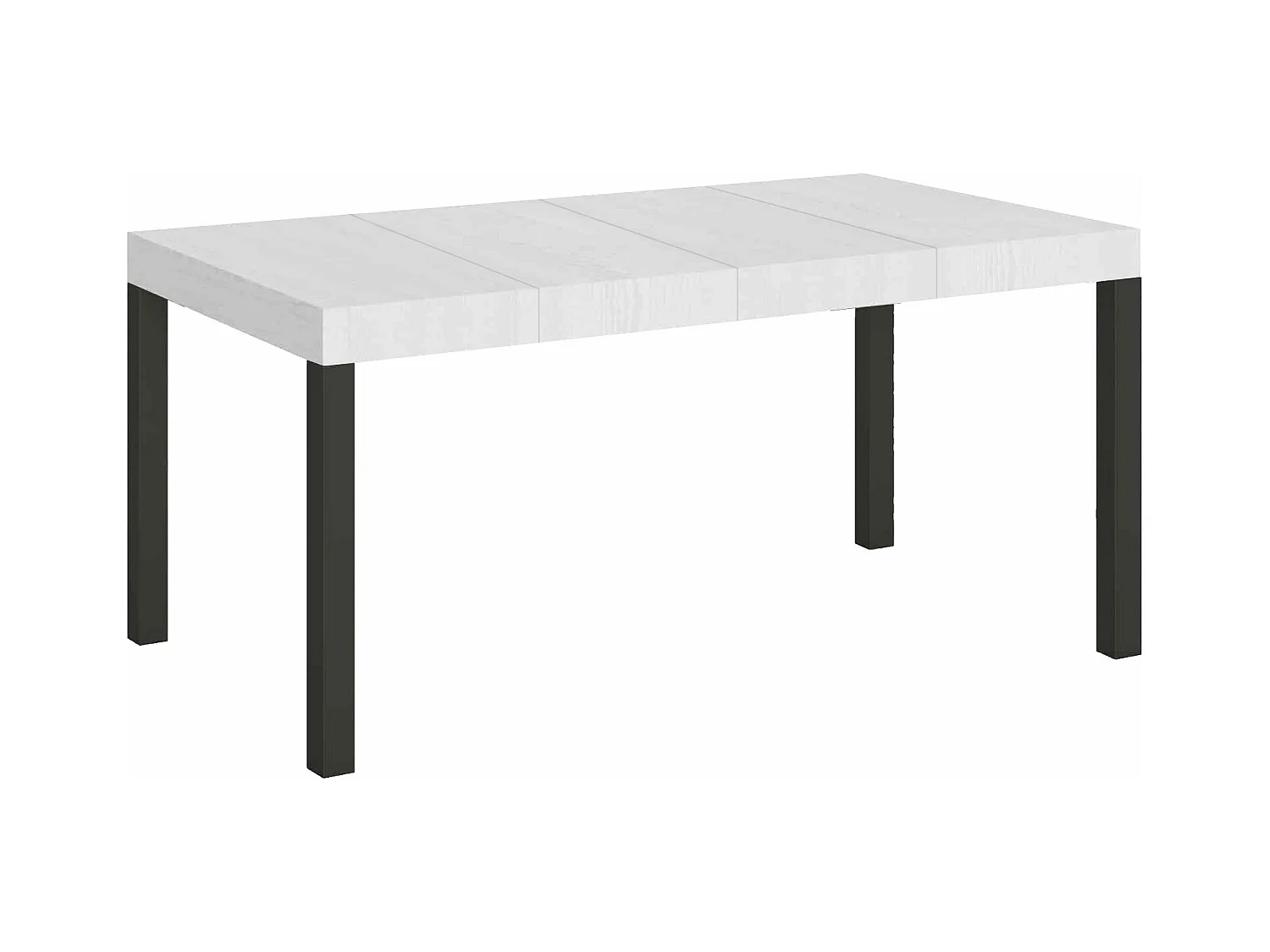 Stół rozkładany 130/390x90 cm Everyday Premium nogi biały jesion antracyt